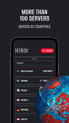 HiroVPN: super-fast VPN