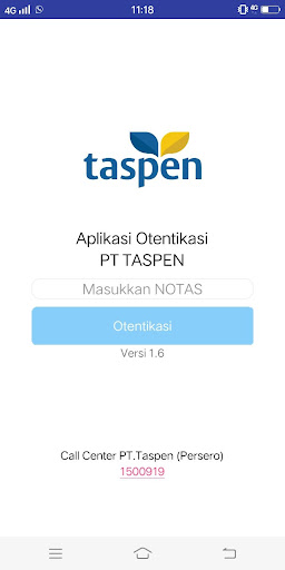 Taspen Otentikasi PC