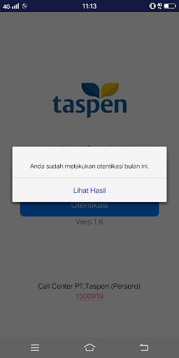 Taspen Otentikasi PC