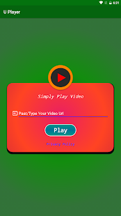U Player - Play Video URL PC