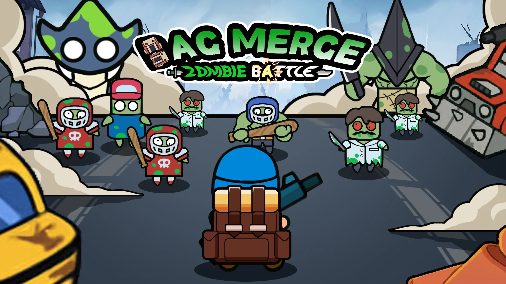 Bag Merge : Zombie Battle ПК