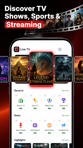 Live TV: TV Shows & Movies পিসি