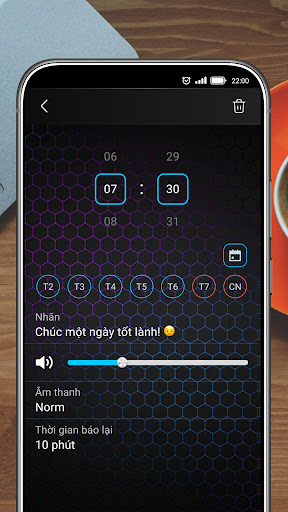 Đồng hồ báo thức có nhạc PC