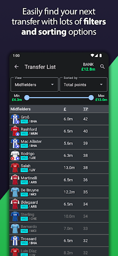 komputer Fantasy Football Manager (FPL)