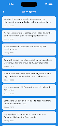 Haze@SG
