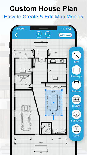 Plano de projeto de casa 3D para PC