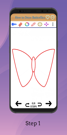 How to Draw Butterflies Easy پی سی