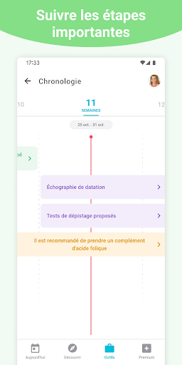 Grossesse + | Appli de Suivi