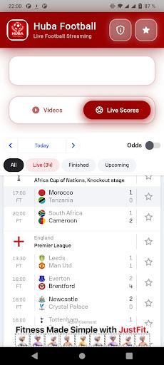 Huba Football & Sports Score পিসি