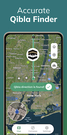 Qibla Finder Compass 100% پی سی