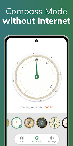 Qibla Finder Compass 100% پی سی