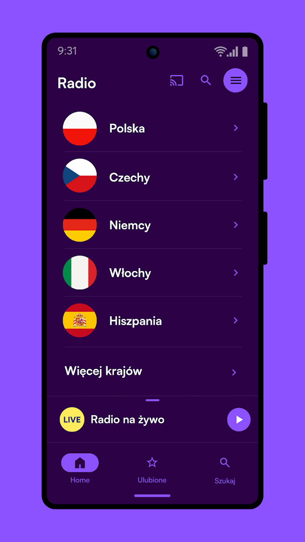 Radio FM Online & Radio Internetowe - Replaio PC