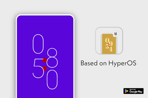 HyperOS Clock for KWGT پی سی