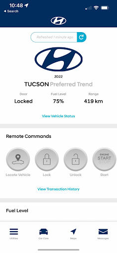 MyHyundai with Bluelink PC