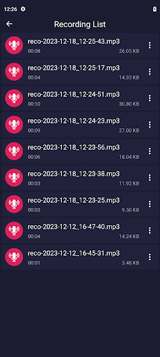 Echo Voice Recorder پی سی