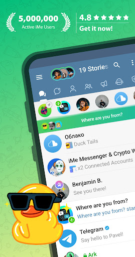 iMe: Telegram AI Messaggero