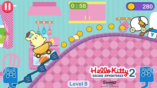 Hello Kitty games - car game