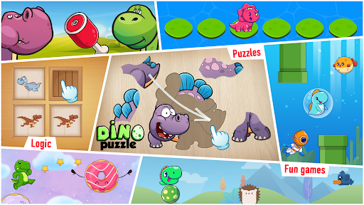 Kids puzzle - Dinosaur games