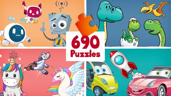 690 Puzzles for preschool kids PC