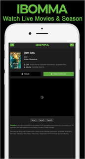 iBomma HD movies, HD TV App PC