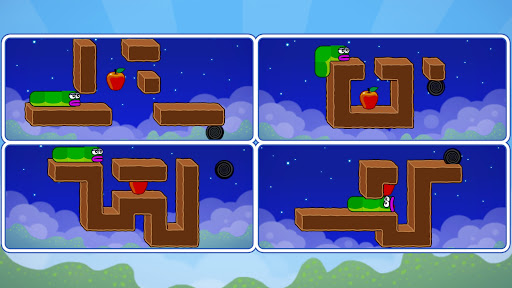 Apple Worm: Головоломка змійка