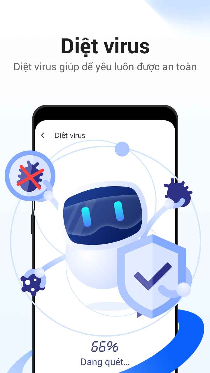 iClean - Dọn rác, Tăng tốc, Diệt virus PC