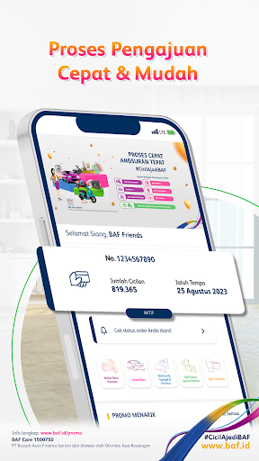 BAF Mobile - Cicilan Pinjaman PC