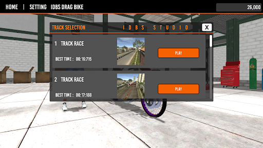 IDBS Drag Bike Simulator