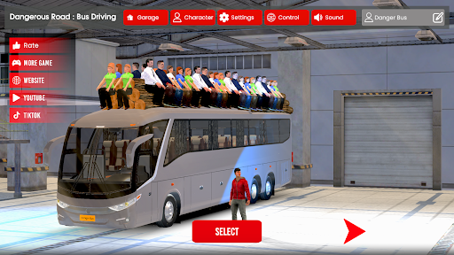 komputer Dangerous Road : Bus Driving