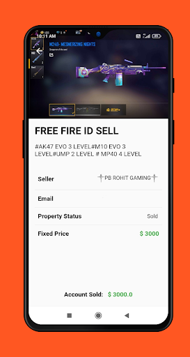 F ID Sell App - For FF para PC