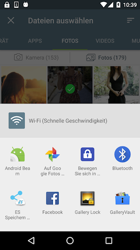 WLAN-Dateiübertragung PC