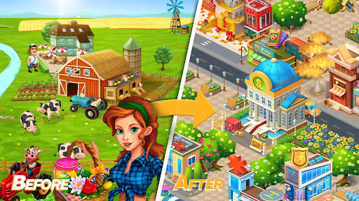 Big Farmer Town: Offline Games پی سی