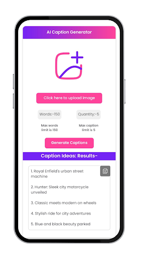 AI Caption Generator পিসি