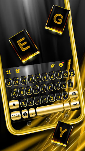 Black Gold Luxury Keyboard The پی سی