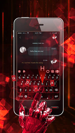 komputer Hologram Neon Theme