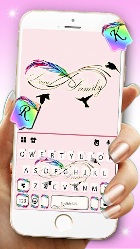 Infinity Feather कीबोर्ड थीम