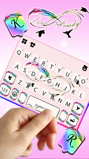 Infinity Feather कीबोर्ड थीम