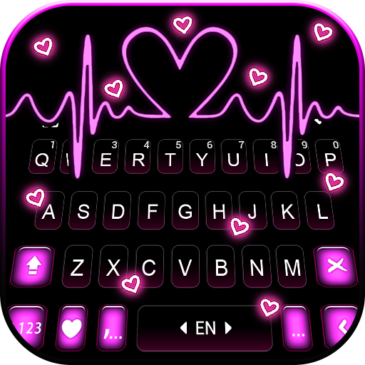 Pink RGB Heart Tema