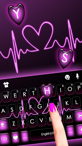Pink RGB Heart Tema PC