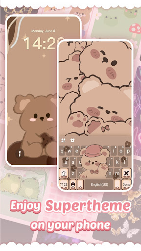 Pink Cute Hippo Theme