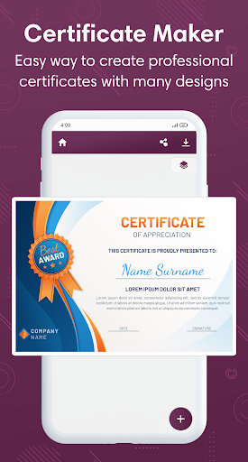 Certificate Maker & Designer পিসি