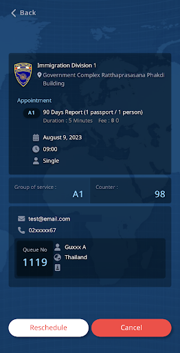 Immigration Online Booking PC