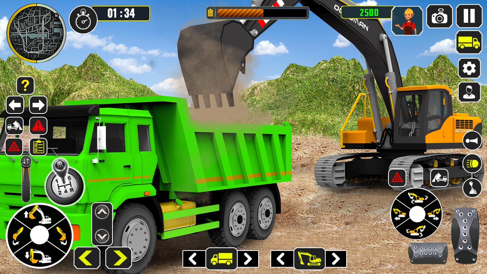 Download Sand Excavator Truck Driving Rescue Simulator game on PC with MEmu