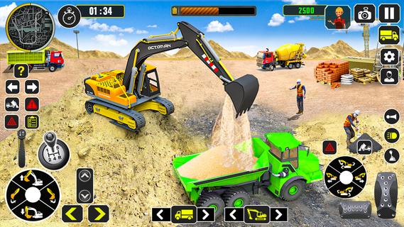 Sand Excavator Truck Driving Rescue Simulator game PC
