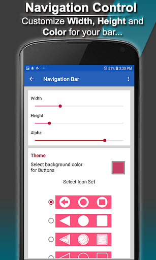Navigation Bar - Back , Recent PC