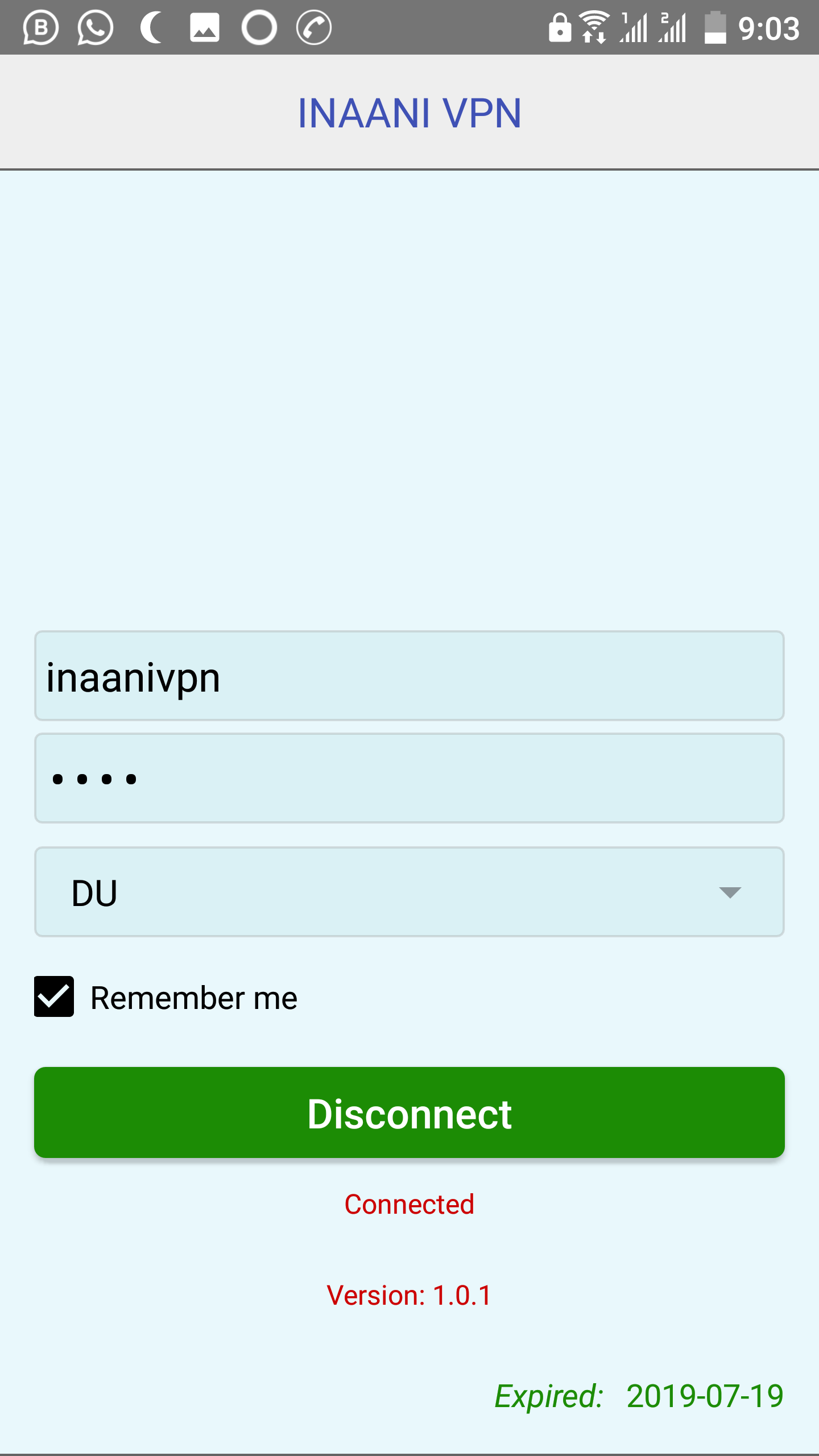 inaani vpn الحاسوب