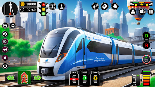 City Train Game-Train Games 3D