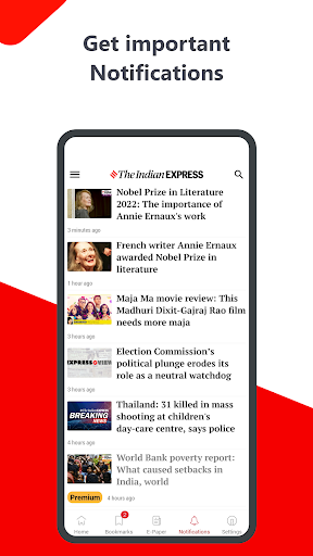 Indian Express News + Epaper PC