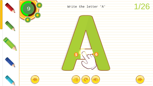 Learn To Write English ABC