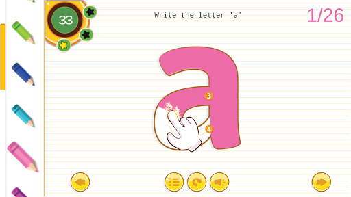 Learn To Write English ABC